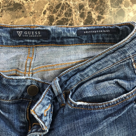 GUESS Skinny Ripped Jeans - Picture 3 of 7